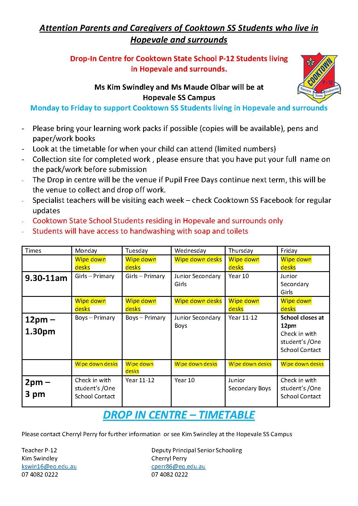 Hopevale SS timetable.jpg